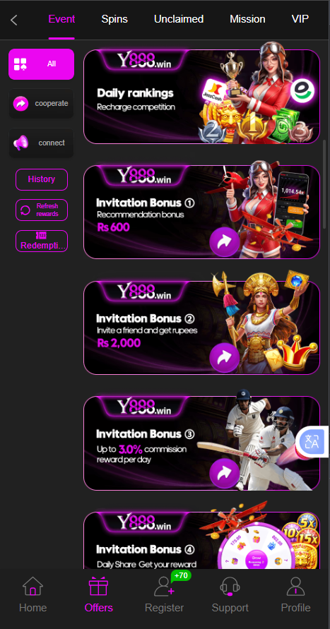Y888 Game Apk Download (Real Earning App)