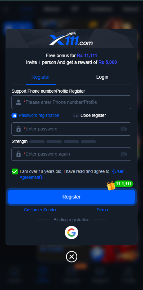 X111 Game Apk