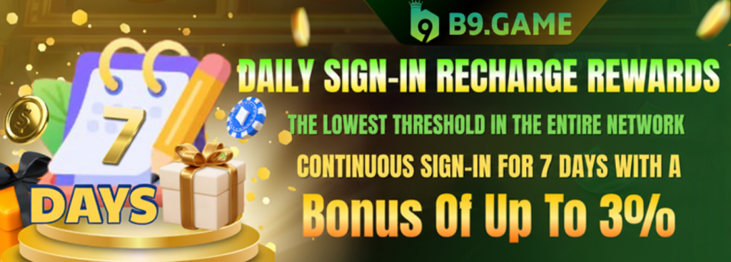 B9 Game Login Bonus