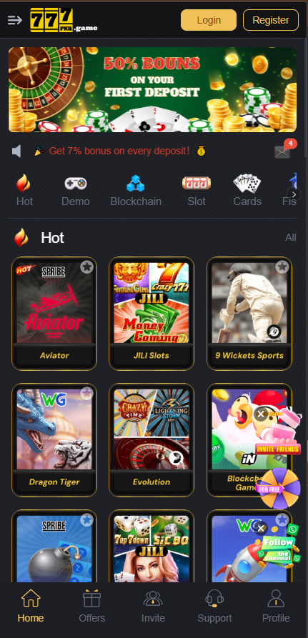 777Pkr game Download Apk